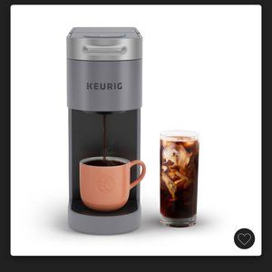 Keurig K-Slim + ICED Single-serve coffee maker + dunkin k cups